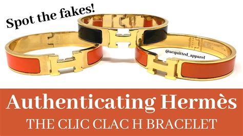 how to spot a fake hermes bracelet|hermes clic clac loose.